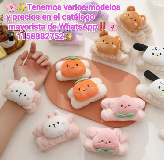 Muñequera con Peluche de Skincare