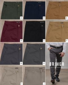Pantalón Corte Chino - Marrón Claro - Miniatura 8