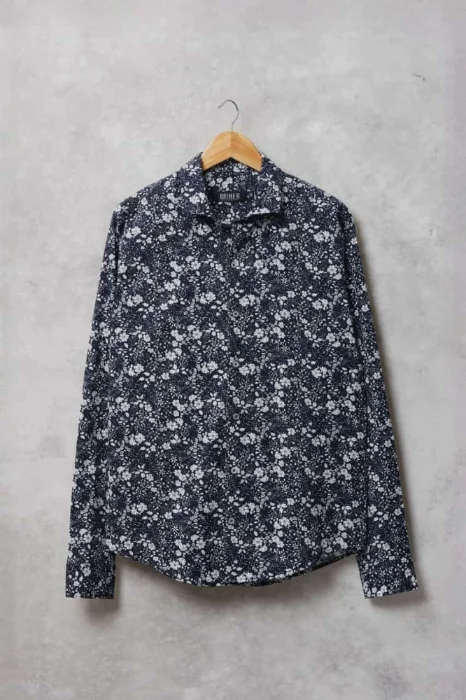 Camisa Estampada Elastizada - Flores