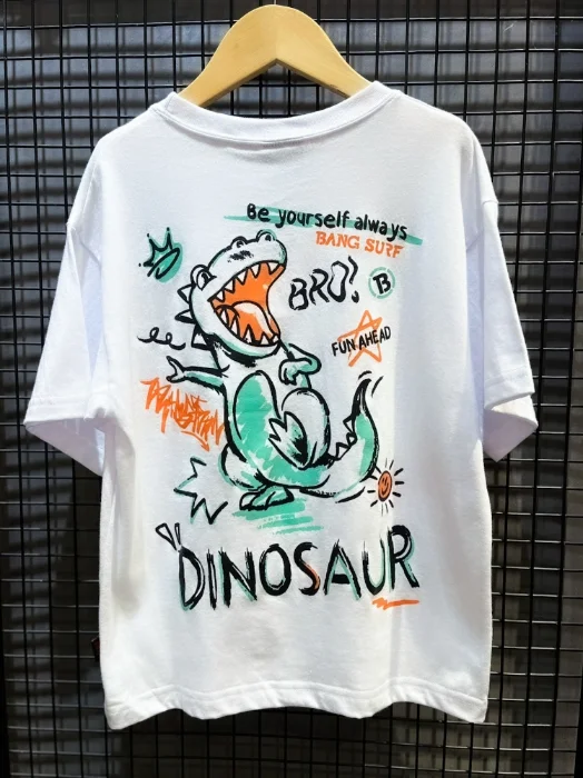Remera Niño Oversize Dino