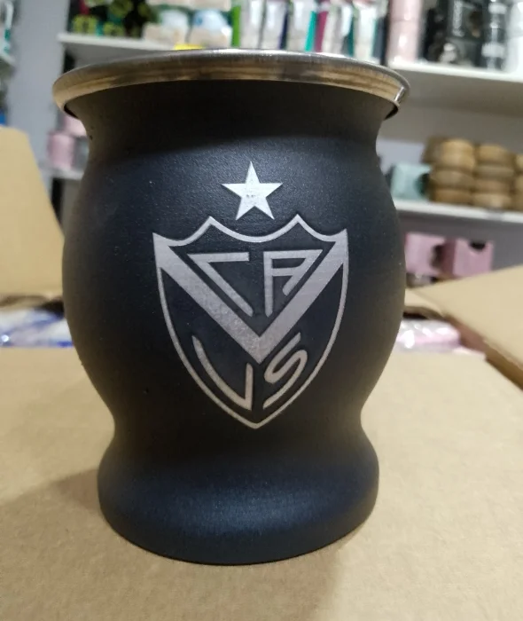 Mate de Acero Termico Velez Sarsfield