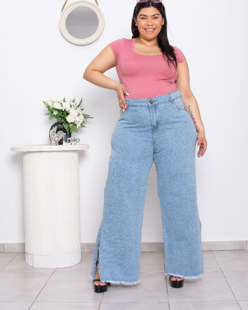 Wide Leg Celeste Especial - Imagen 2