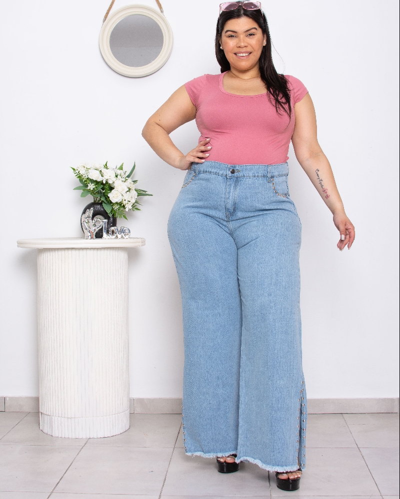 Wide Leg Celeste Especial - Imagen 3