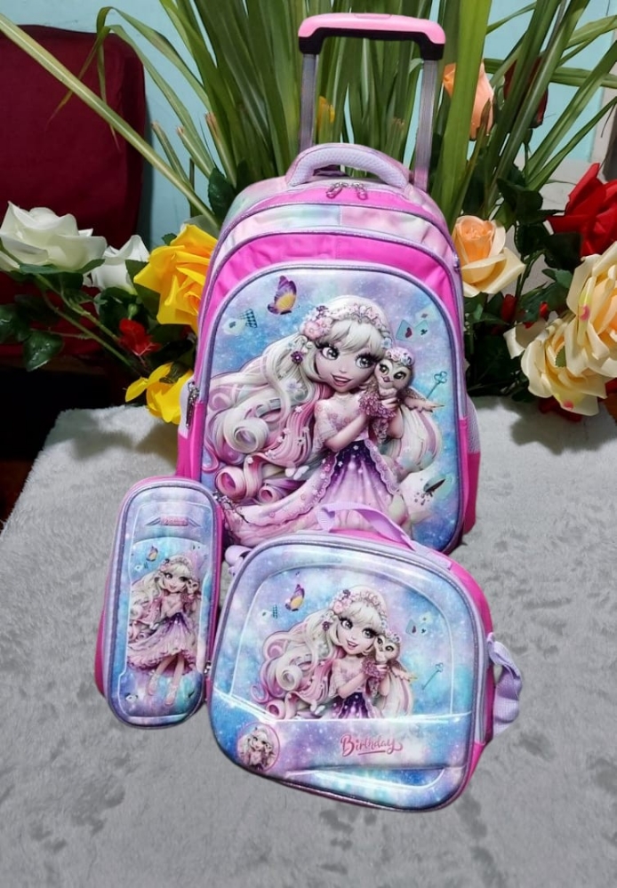 Mochila Carrito para Nena 2do,3ro,4to - Imagen 2