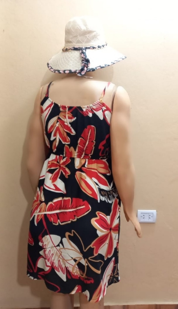 Vestido Cuello V Talles Especiales - Imagen 4