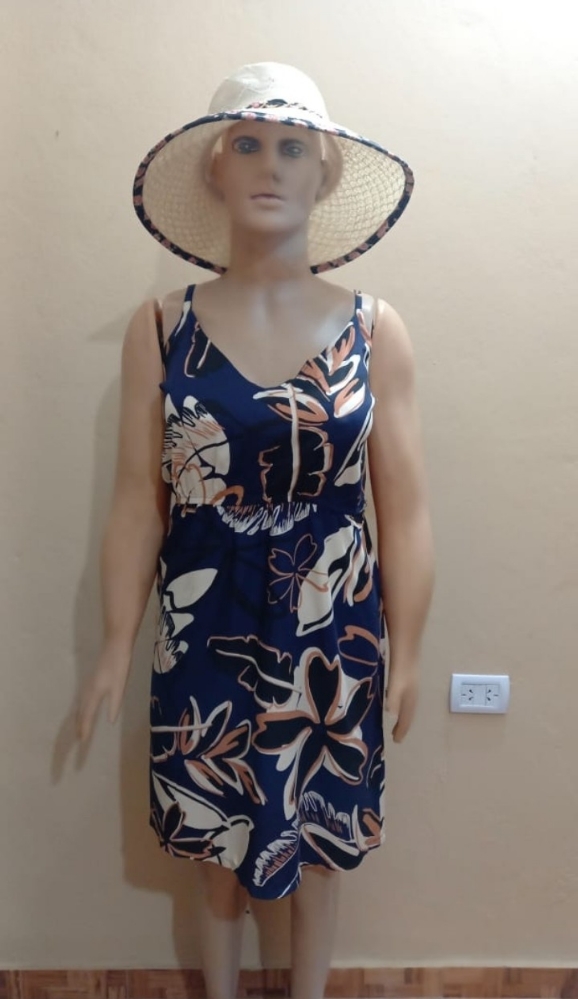 Vestido Cuello V Talles Especiales - Imagen 5