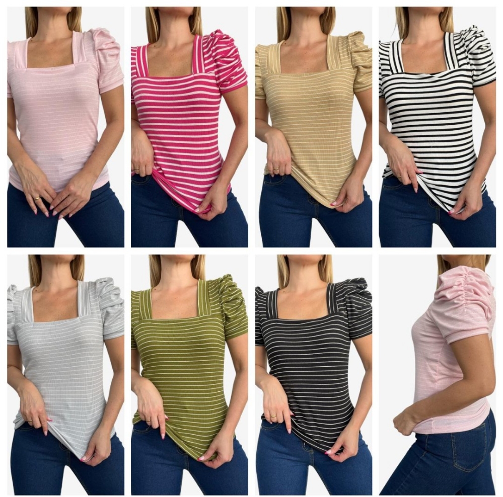 Remera Princesa Morley Viscosa Rayada - Imagen 3