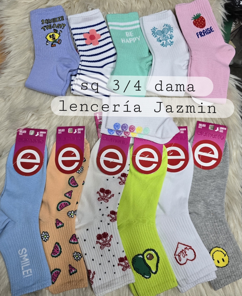 Soq 3/4 Dama Elemento Art 401r - Imagen 2