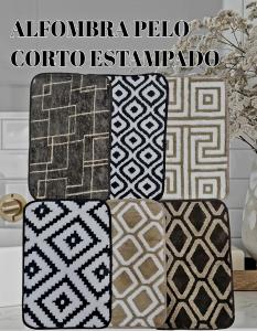 Alfombra Pelo Corto Estampada