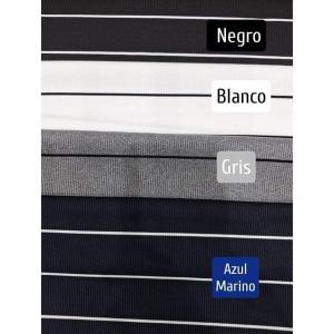 Vestido Rayado con Tajo - Miniatura 6