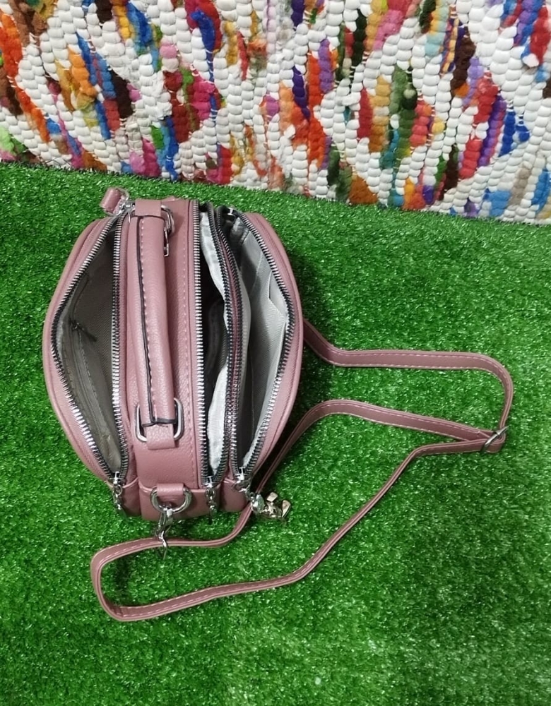 Carterita Morral de Cuero Pu Excelente Calidad - Imagen 3