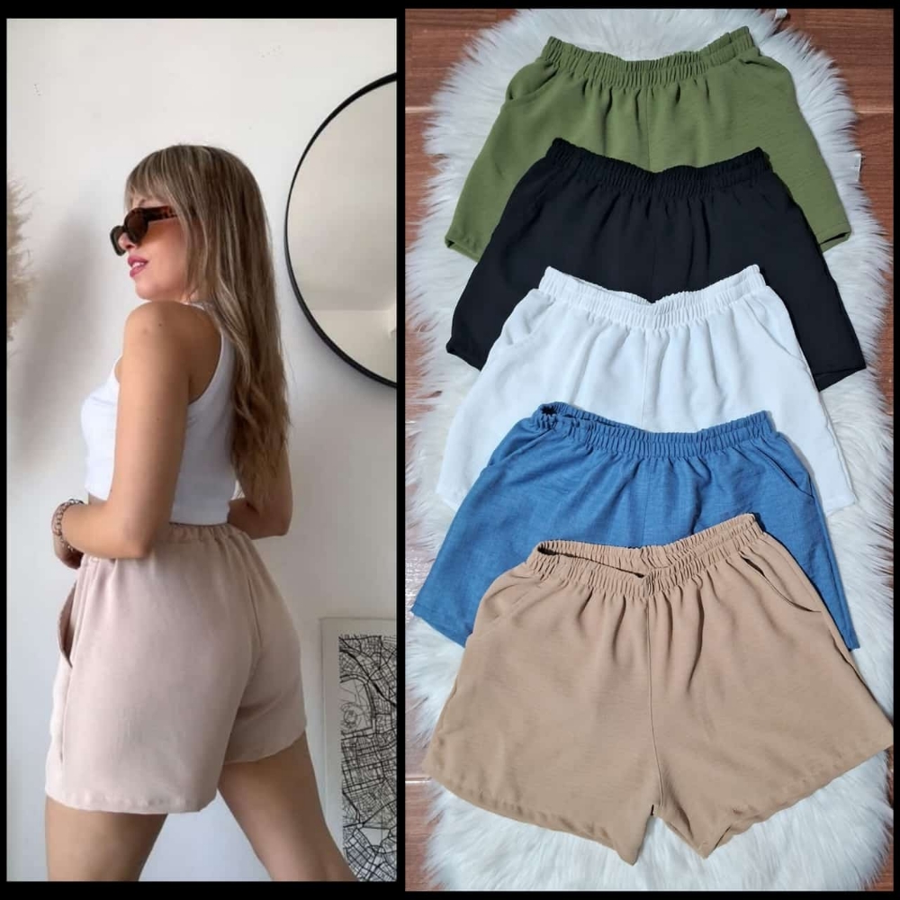 Short Lino Cey Elastizado - Imagen 3
