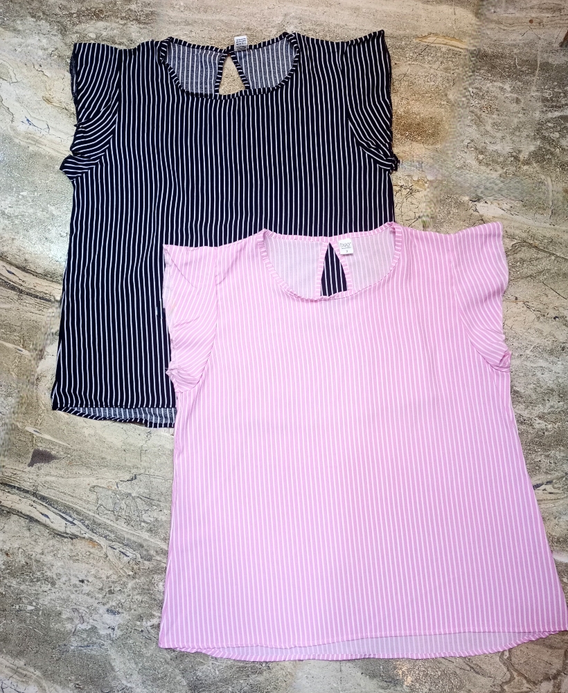Blusas Rayadas Talle Especial - Imagen 2