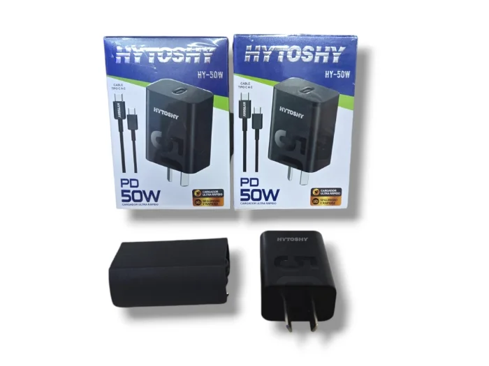 Cargador Hytoshy 50w Carga Rapida