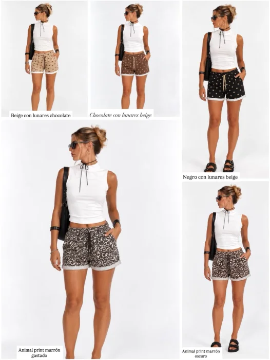 Short de Rustico Estampado