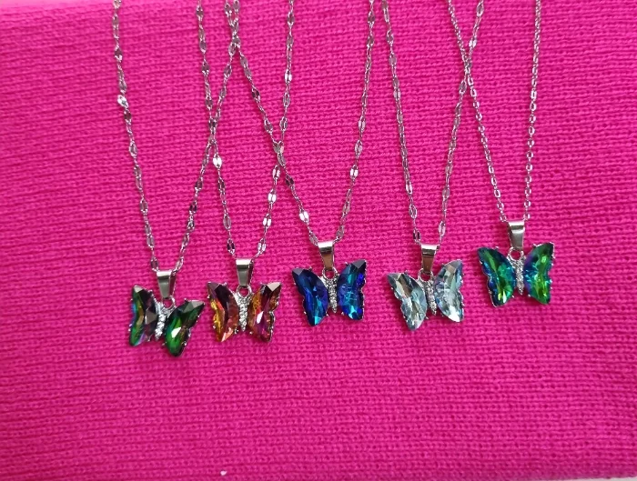 Cadena con Dije de Mariposa