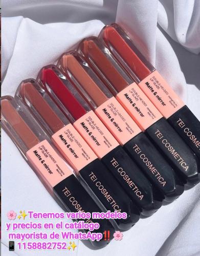 Labial Líquido & Lipgloss 2 en 1 de Tei (aprobado por Anmat)