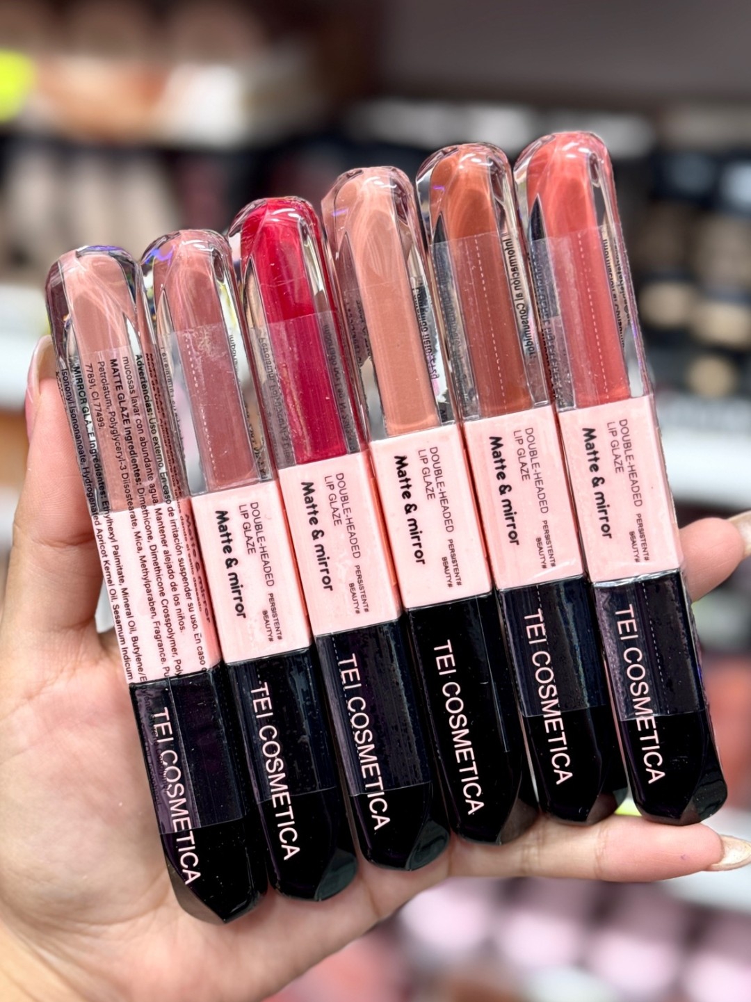 Labial Líquido & Lipgloss 2 en 1 de Tei (aprobado por Anmat) - Imagen 4