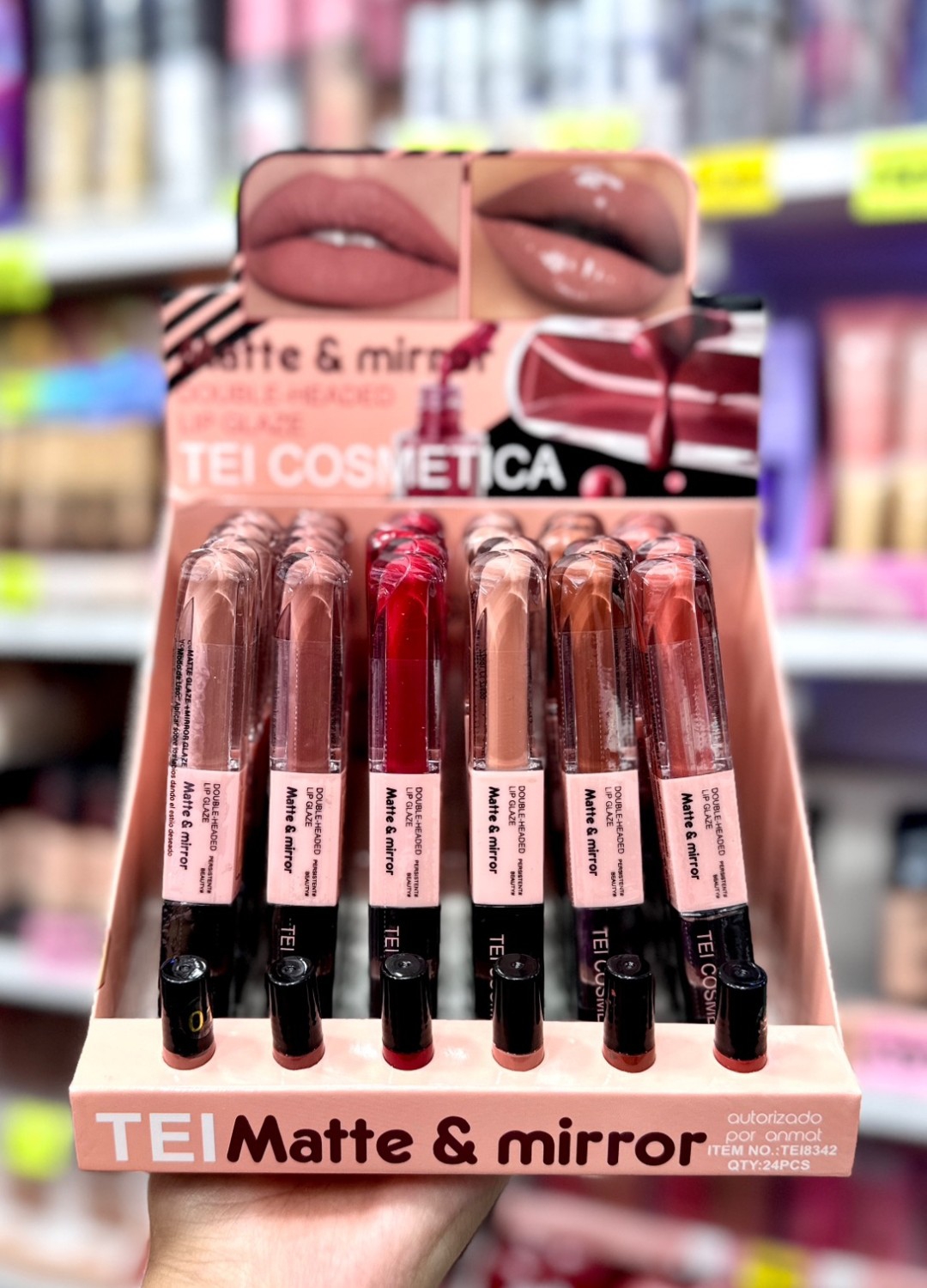 Labial Líquido & Lipgloss 2 en 1 de Tei (aprobado por Anmat) - Imagen 5