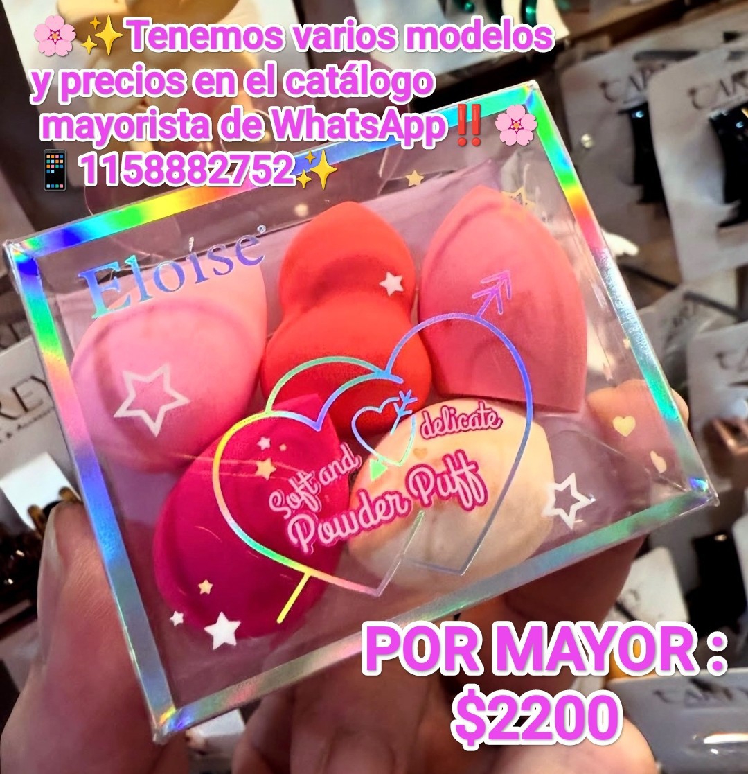 Esponja Mini en Packs de Maquillaje (varios Modelos y Precios) - Imagen 1