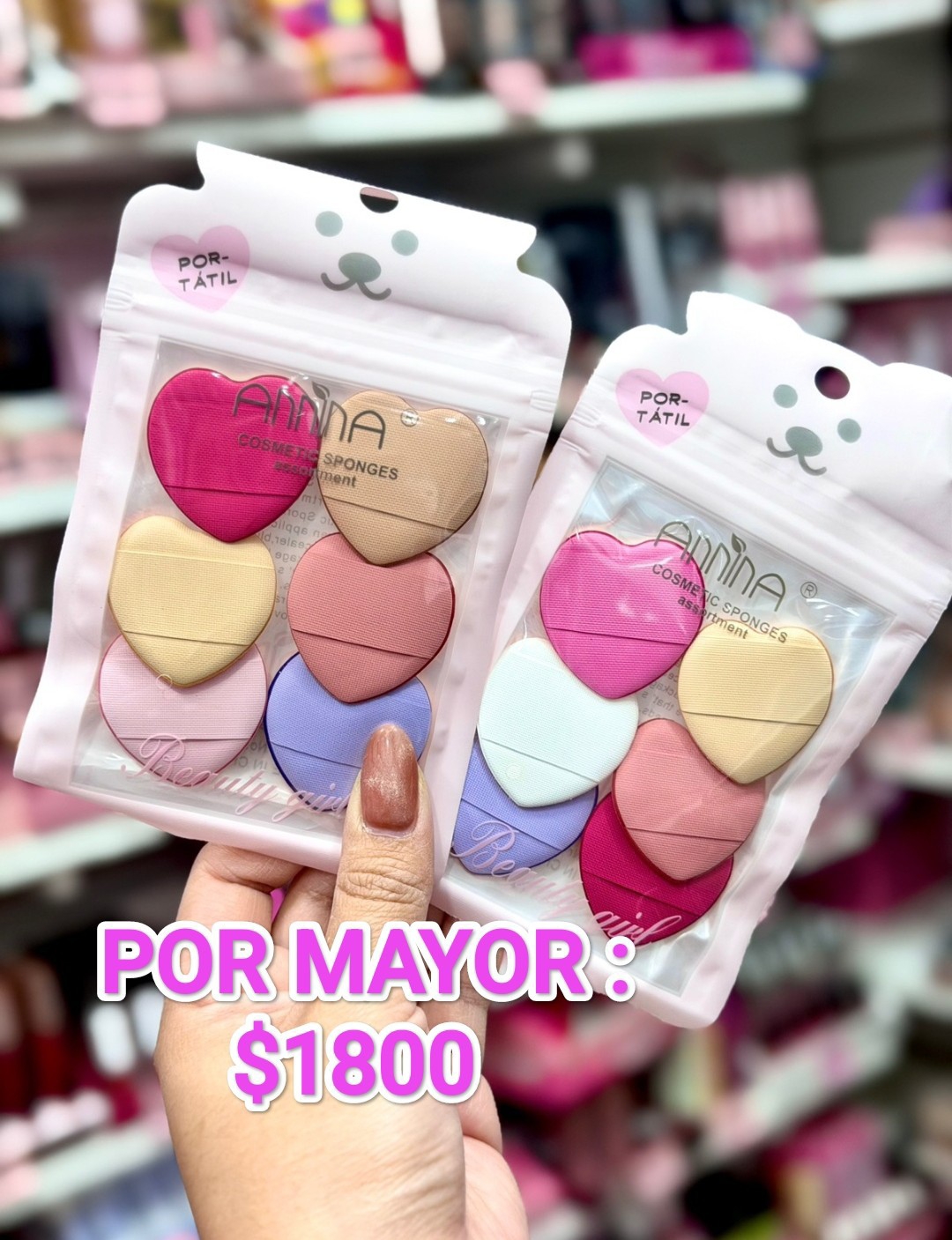 Esponja Mini en Packs de Maquillaje (varios Modelos y Precios) - Imagen 3