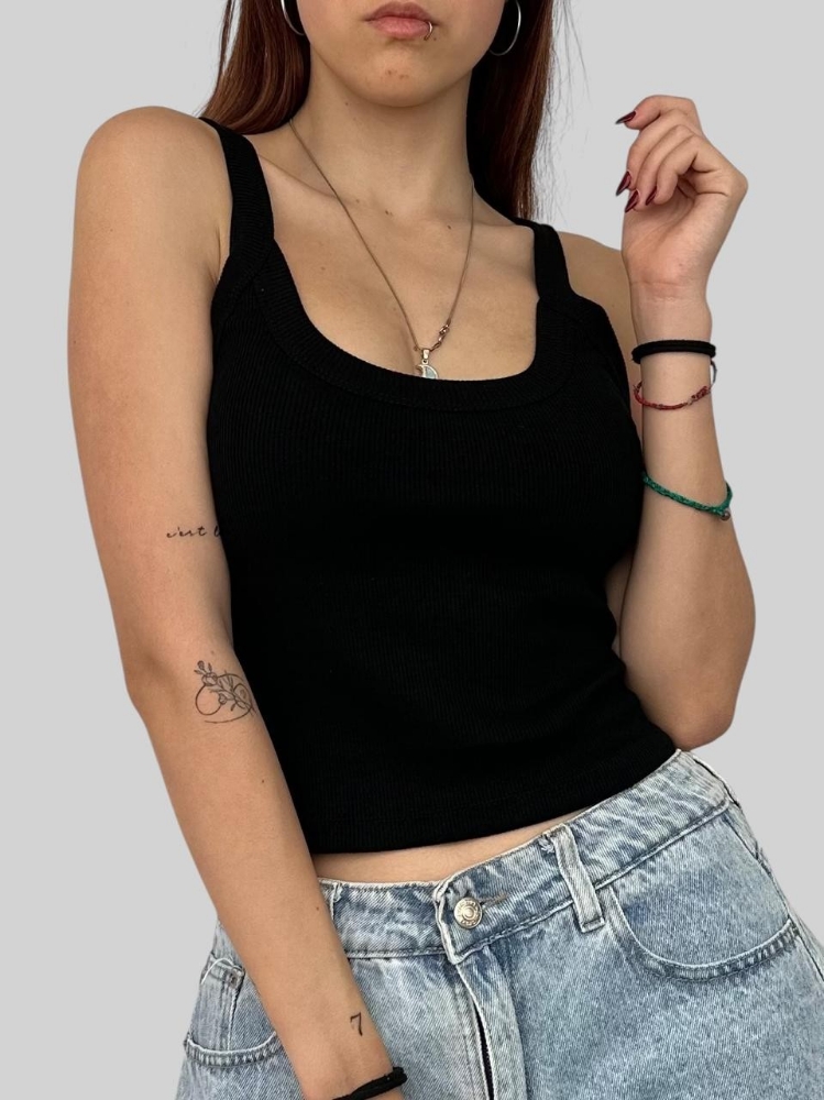 Musculosa Algodon Tiras - Imagen 3