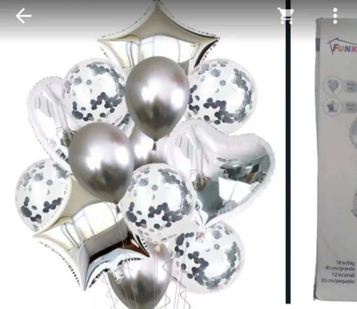 Set X 14 Piezas de Globos Decoracion