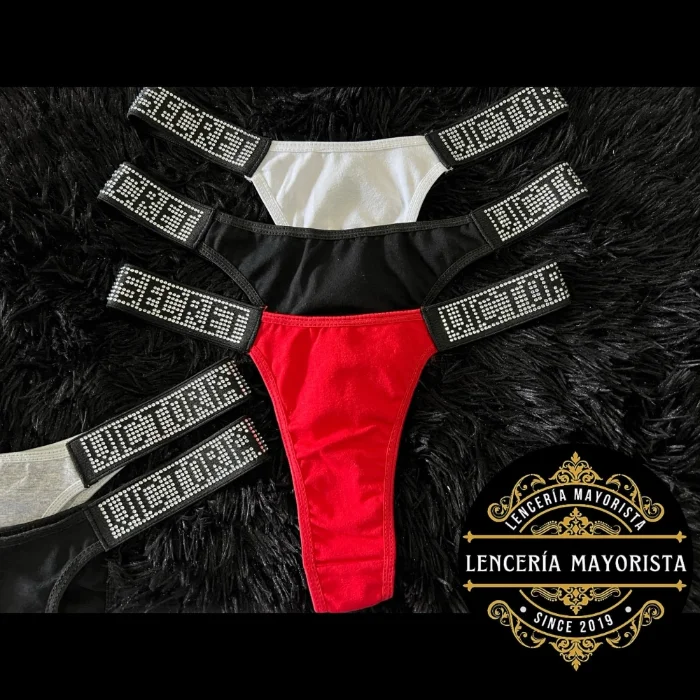 Tangaless Victoriasecret Algodón Strass