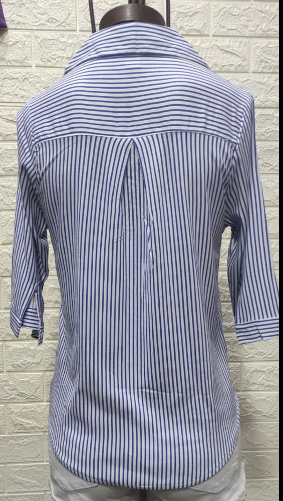 Camisa Manga 3/4 de Lino - Imagen 2