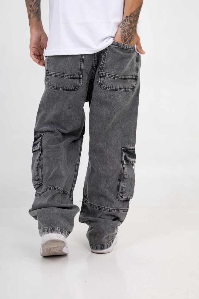 Jeans Bagi Multi Pockets Hombre - Imagen 6