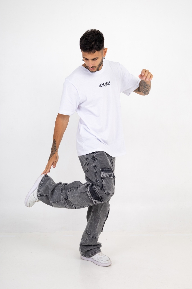 Jeans Bagi Multi Pockets Hombre - Imagen 8