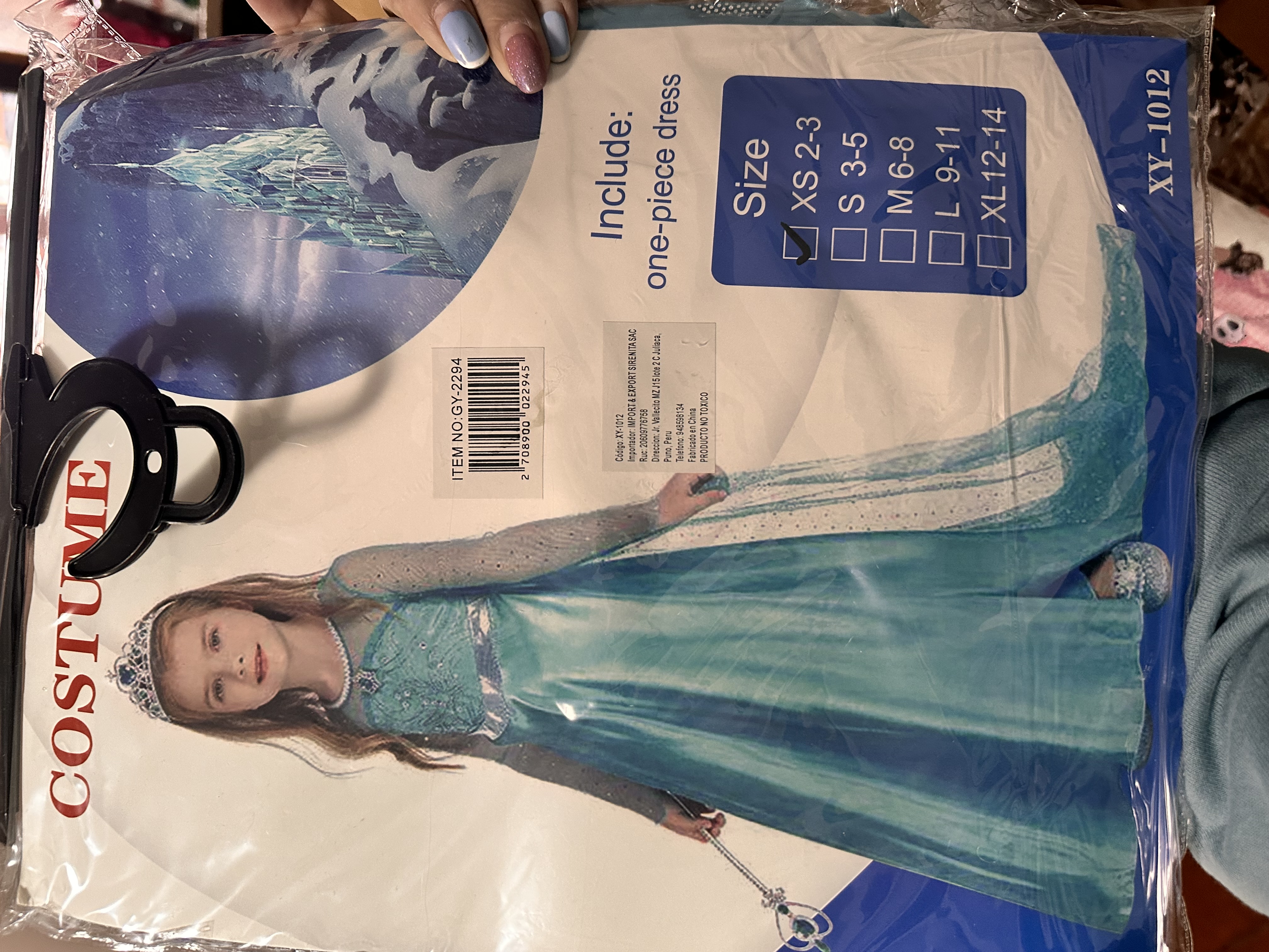 Disfraz de Elza con Capa de Tul Frozen - IMG_2599.jpeg
