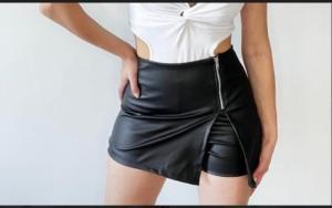 Short Pollera con Cierre Engomado