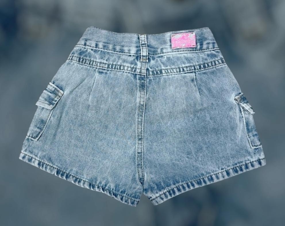 Short Cargo Nena Celeste Arenado - Imagen 2