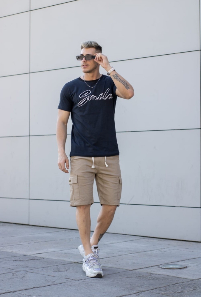 Bermuda Cargo Gabardina - Imagen 5