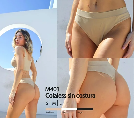 Colaless sin Costura . Lenceriamonique.com