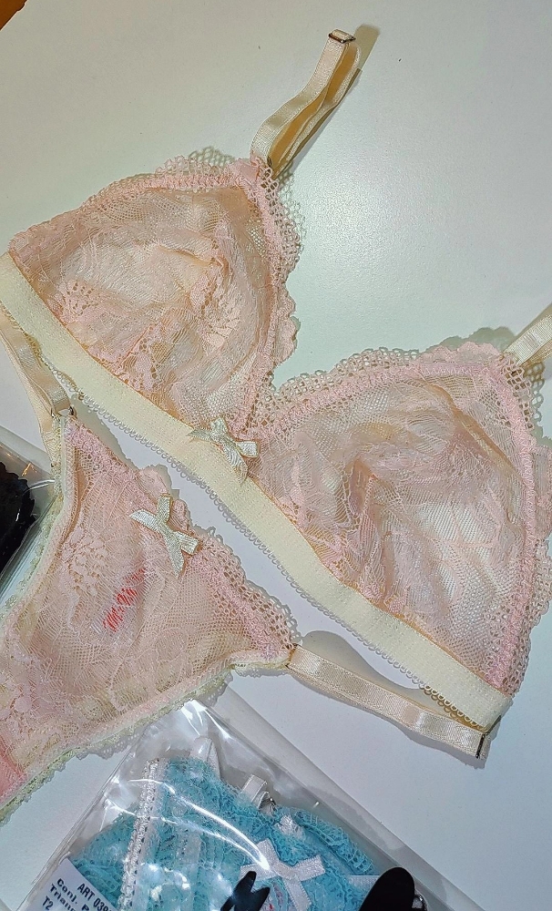 Bralette de Puntilla con Colaless Regulable Mxm (039/p) - Imagen 4