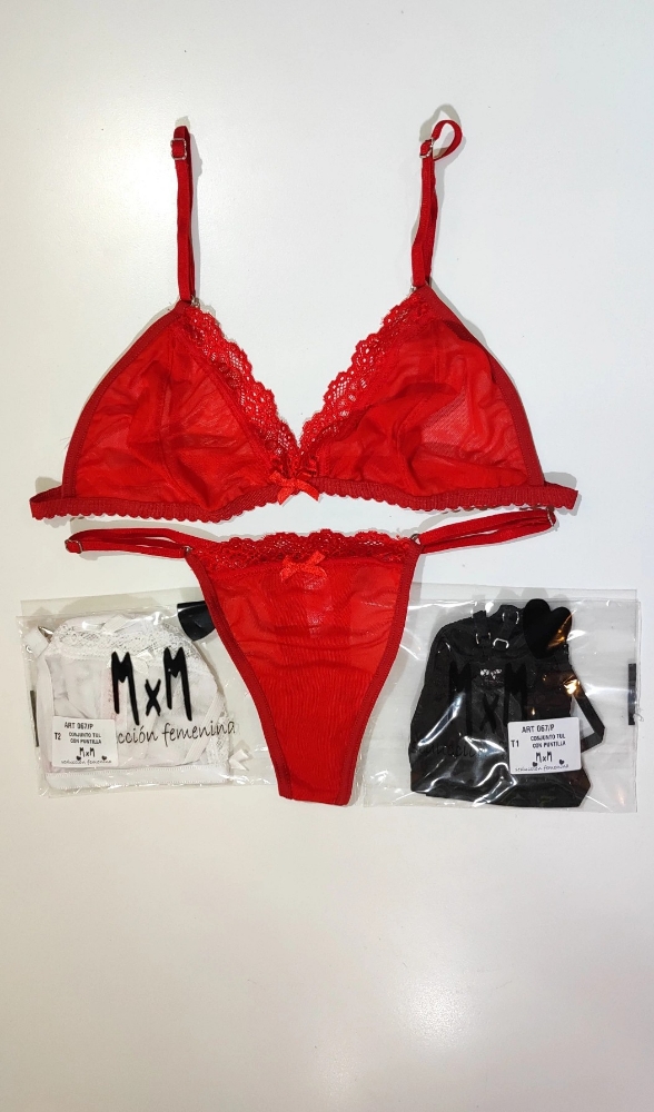 Bralette de Tul y Puntilla Mxm (067/p) - Imagen 4