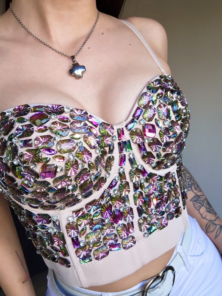 Top Piedras Multicolor - Imagen 4