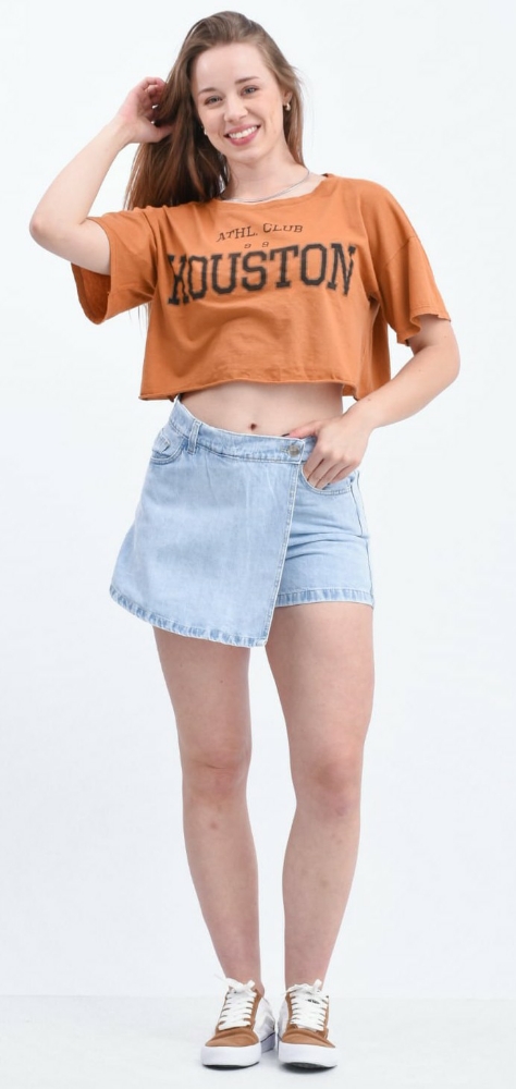 Shorts Pollera Nevado Celeste - Imagen 3