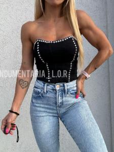 Corset de Jeans Elastizados - Miniatura 3