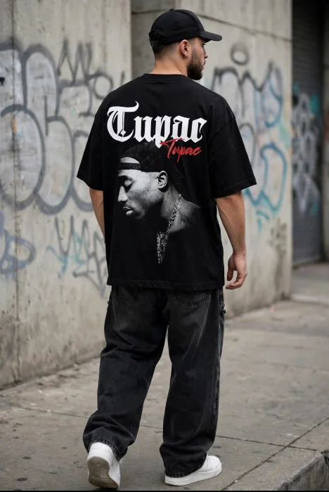 Remera Oversize Tupac