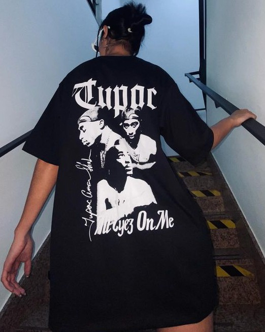 Remera Oversize Tupac - Imagen 3