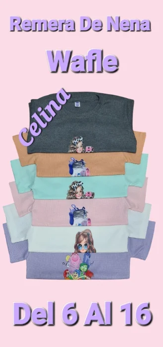 Remera  de Nena en Wafle