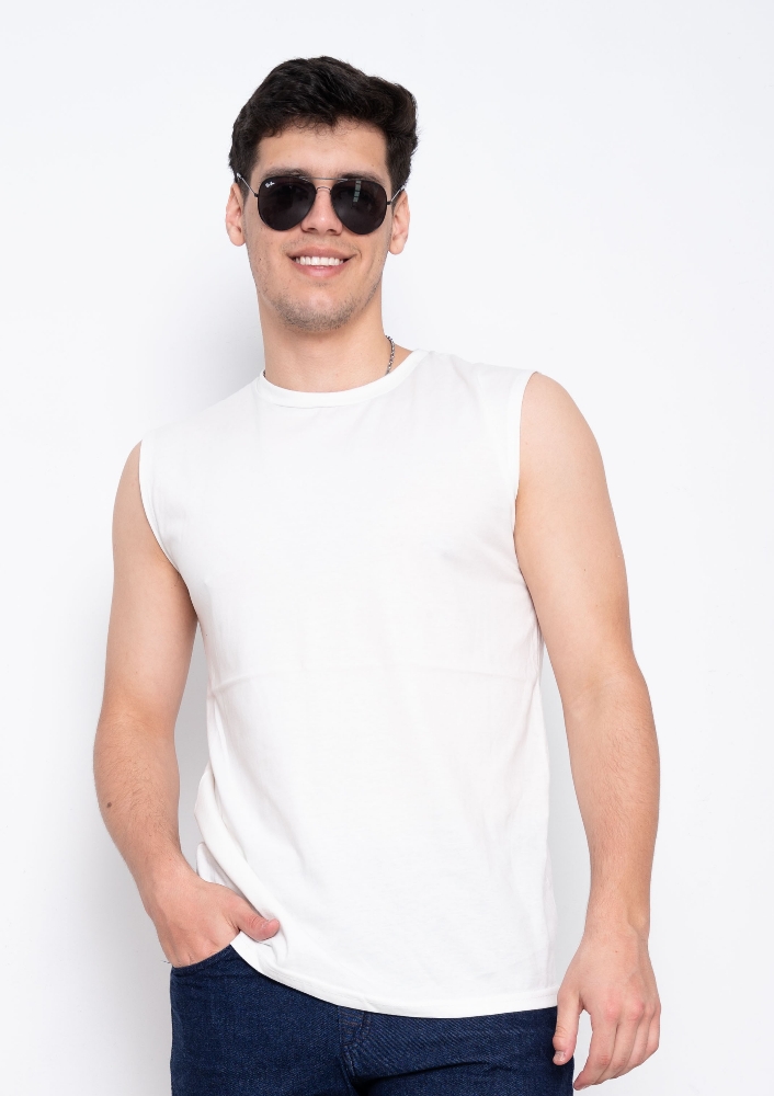 Musculosa Manga Americana Algodón Peinado Premium - Imagen 4