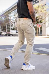 Bella Vista - Pantalon Corte Chino Natural - Miniatura 4