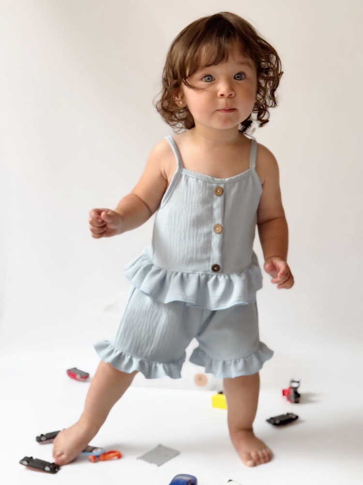 Conjunto Volado Cey Lino de Beba - Imagen 4
