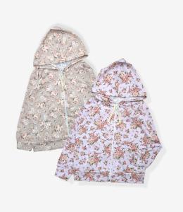 Campera Flores Beba Algodon con Lycra Premium - Miniatura 3