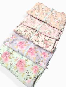 Campera Flores Beba Algodon con Lycra Premium - Miniatura 4