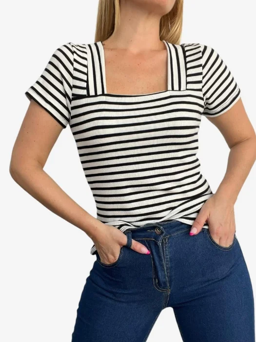 Remera Princesa Escote Cuadrada Talle.1/2/3